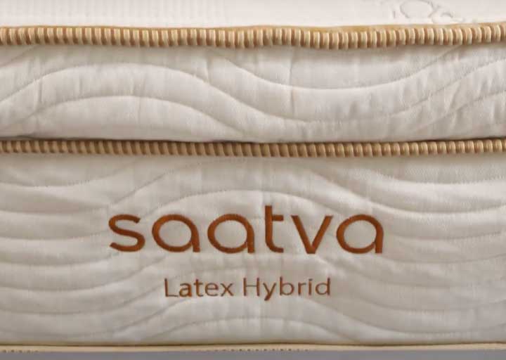 Queen Saatva Latex Medium Hybrid